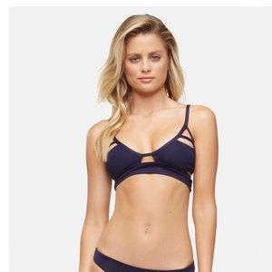 NWT Tajik Jessi Navy Top Size XS